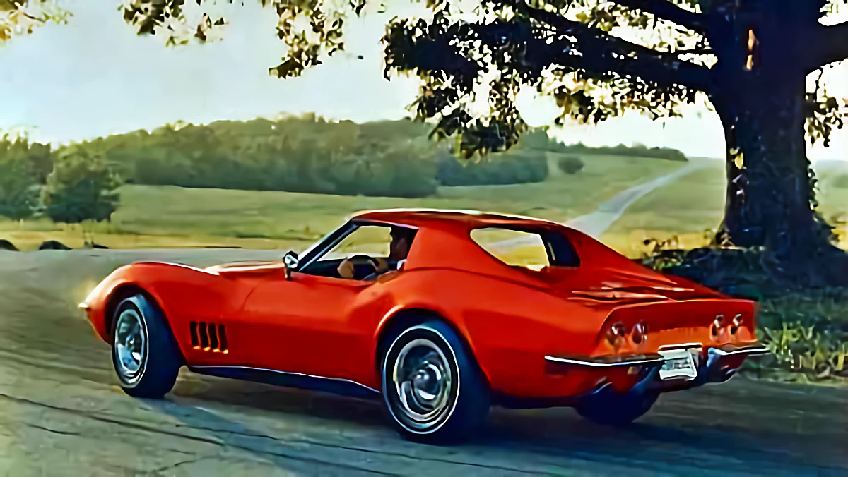 Click to Enlarge-Esc to Close Corvette Generations/C3/C3 1968 Orange corvette.webp